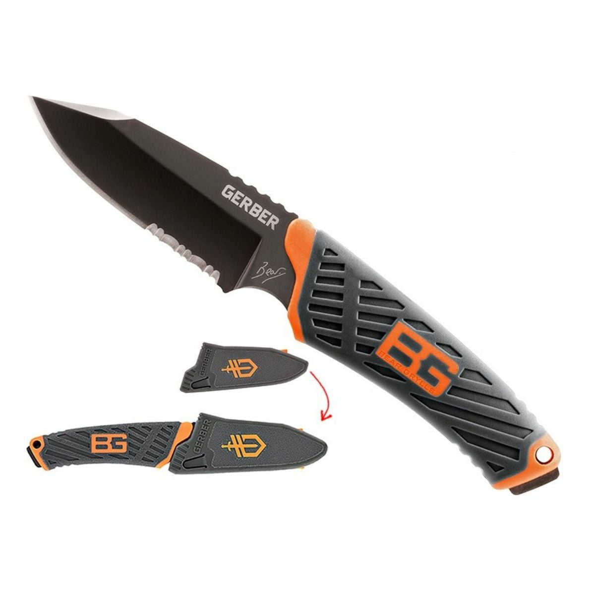 Gerber Gear Bear Grylls Compact Fixed Blade Survival Knife