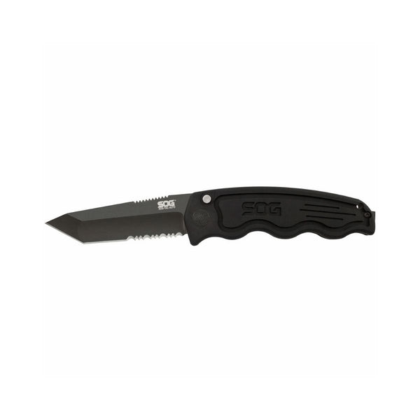 SOG TAC Auto - Tanto - Serrated Knife - ST-04 - Outdoor Travel Gear 1
