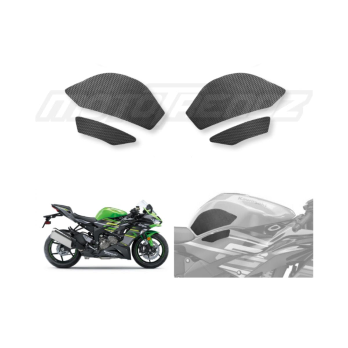 Traction Pads for Kawasaki ZX 6 R 3