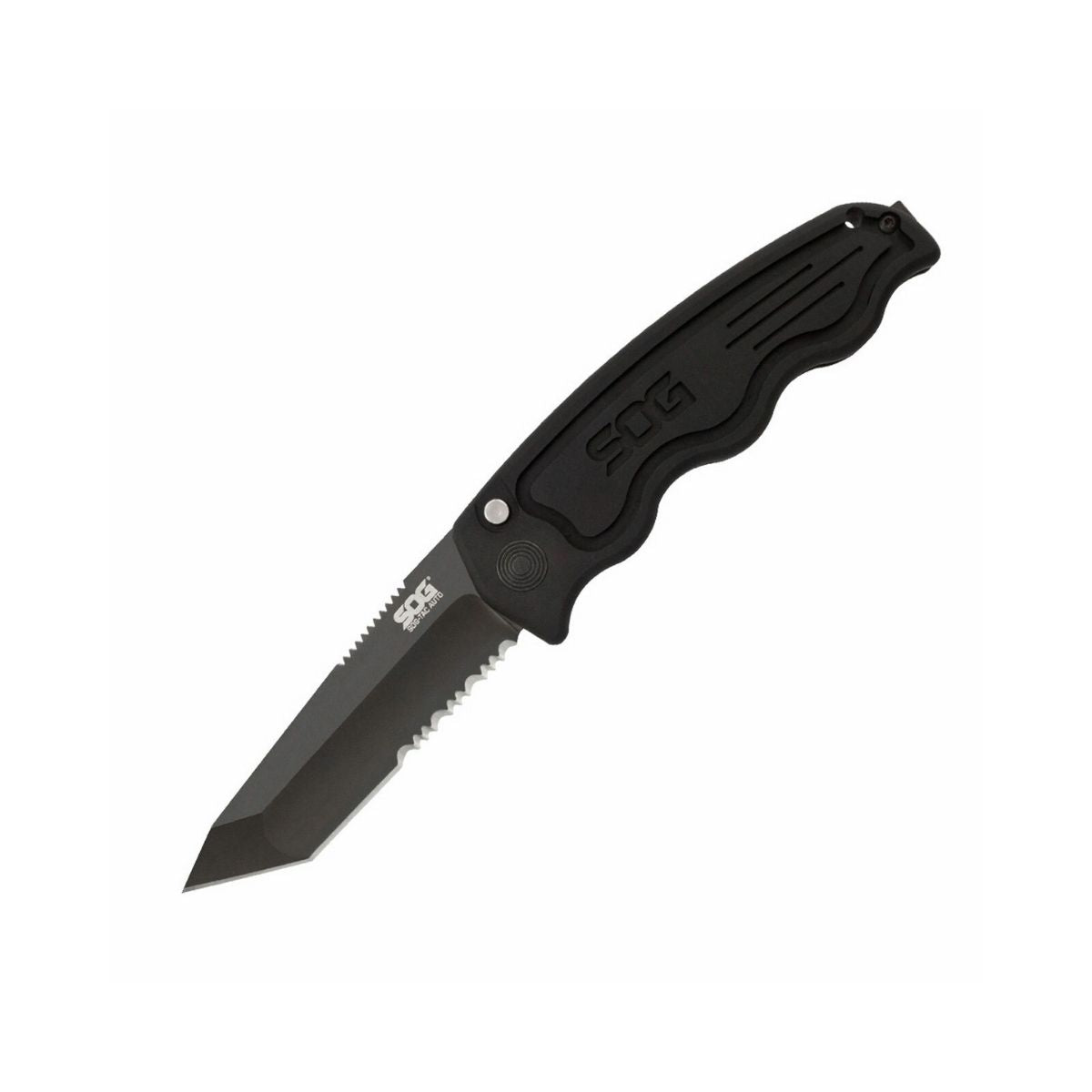 SOG TAC Auto - Tanto - Serrated Knife - ST-04 - Outdoor Travel Gear 2