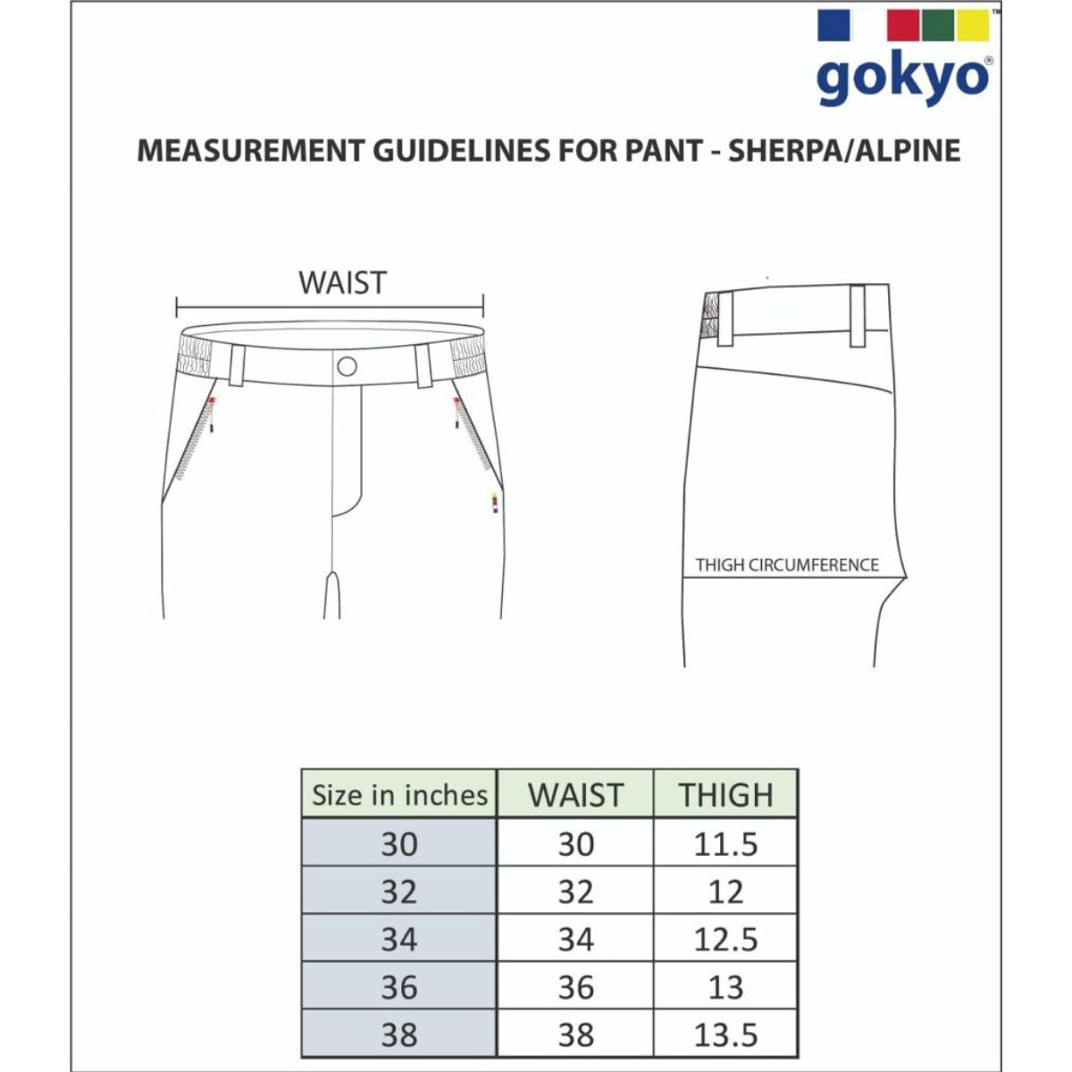 Gokyo Base Layer Thermal Bottom - Sherpa Series 4