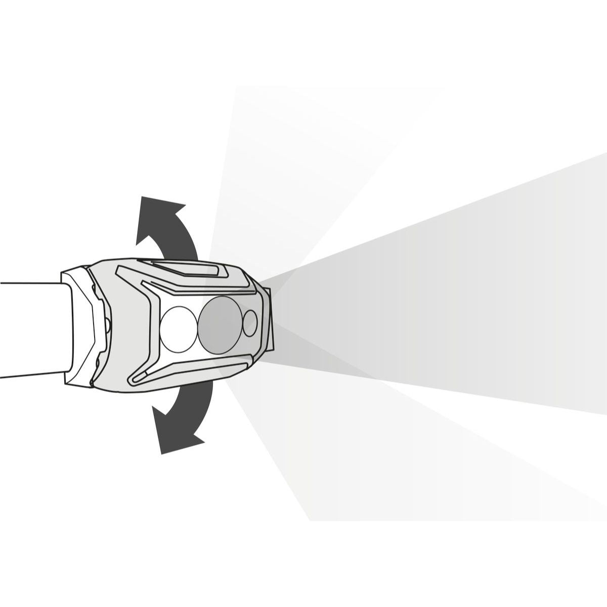 Actik Headlamp - 450 Lumens - Grey 5