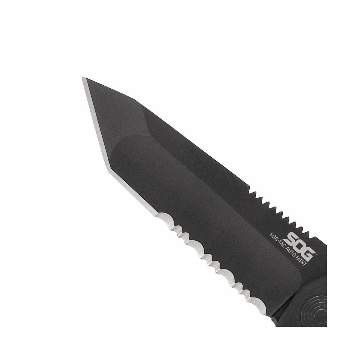 SOG TAC Auto - Tanto - Serrated Folding Knife - ST-13 - Outdoor Travel Gear 4