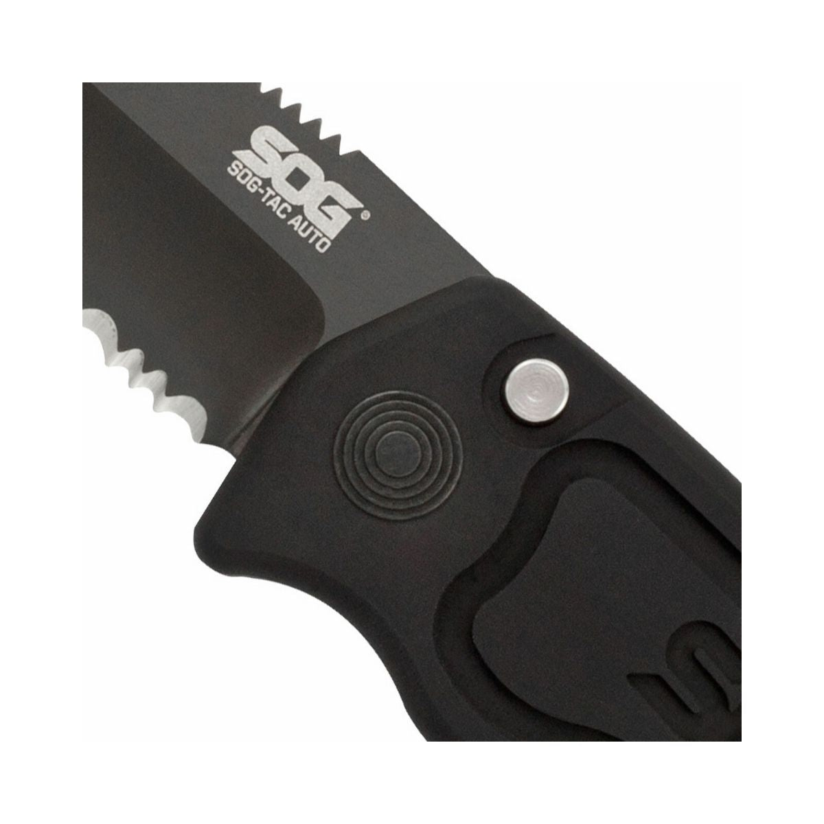 SOG TAC Auto - Tanto - Serrated Knife - ST-04 - Outdoor Travel Gear 4