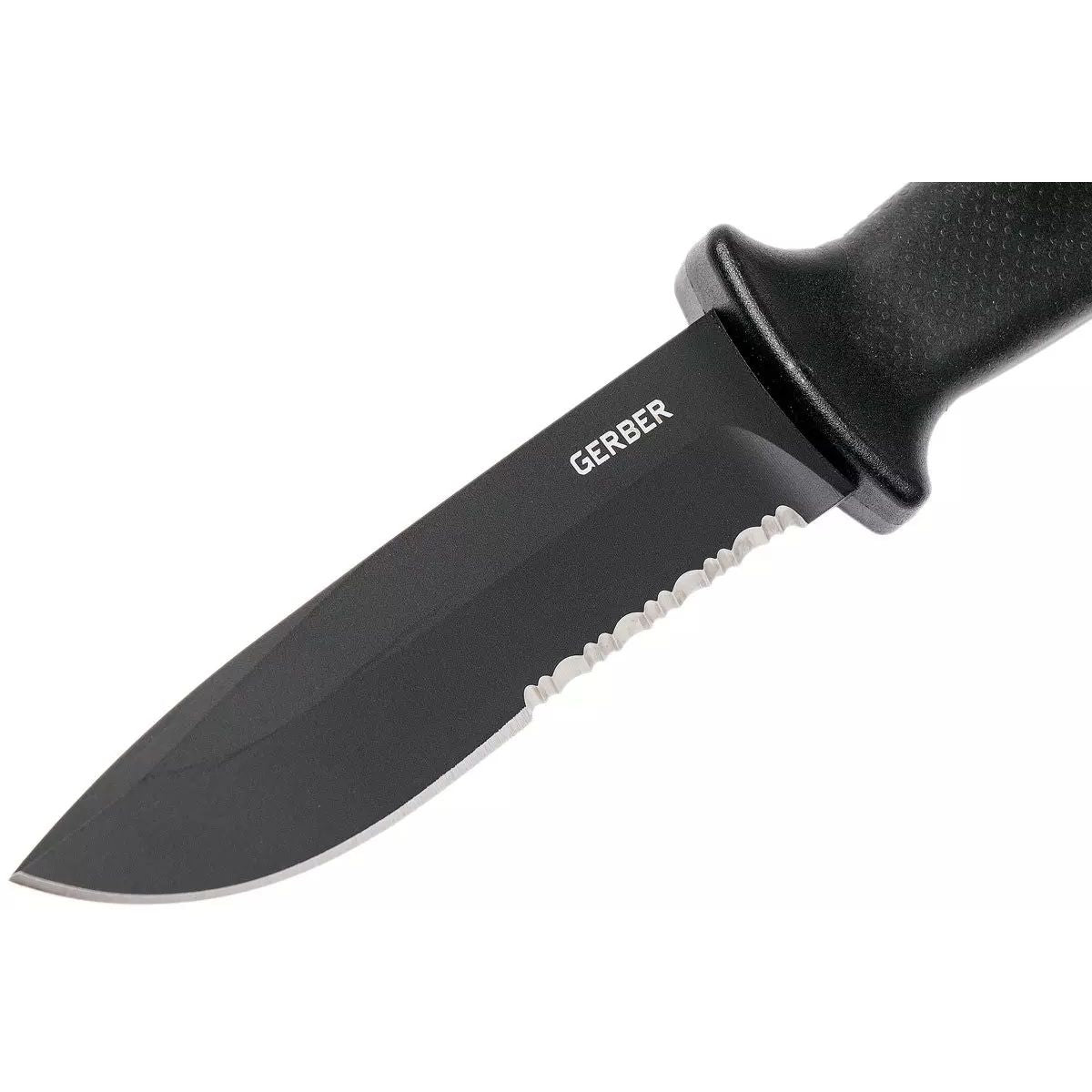 Gerber Prodigy Serrated Fixed Blade Survival Knife - Black 5