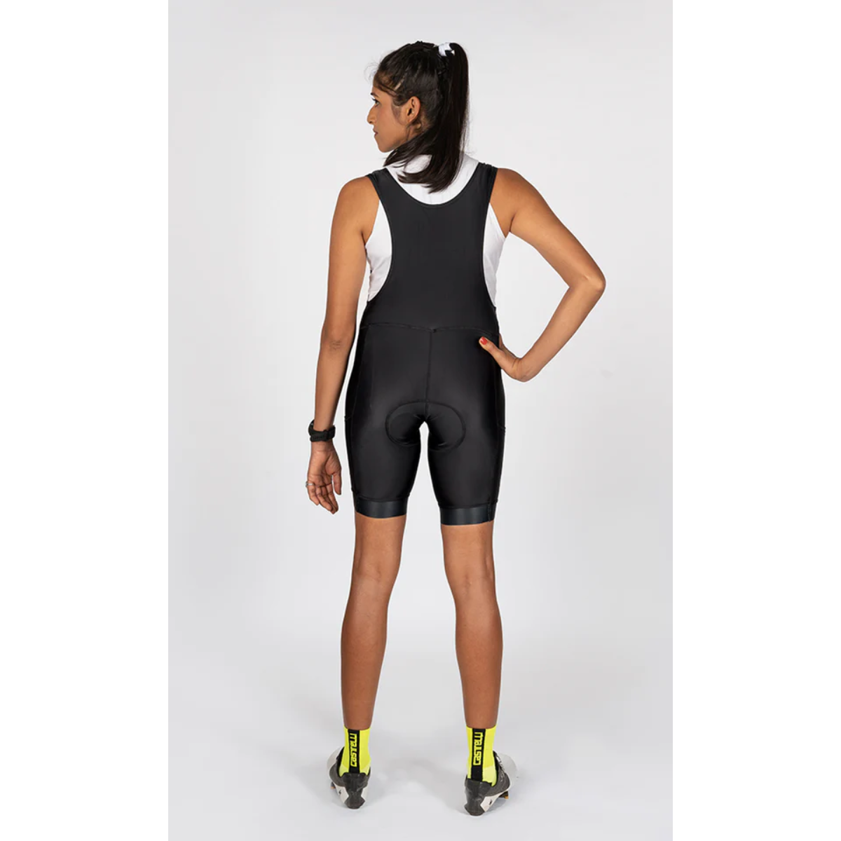 Womens Cycling - Bib Shorts - Explore - Ebony Black 3