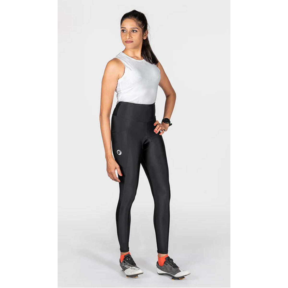 Apace Womens Cycling Full Tights - Gel Padded - Blade