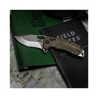 Kiku XR Knife - Natural Linen Micarta - 12-27-01-57 - Outdoor Travel Gear 8