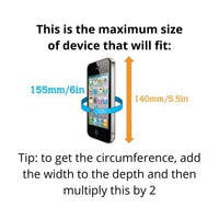 Aquapac Bike-Mounted Waterproof Phone Case for screen size upto 5.5 inches 2