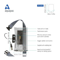 Aquapac Waterproof Radio Microphone / Connected Electronics Case - Large 2