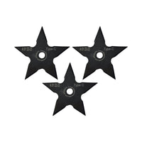 Shuriken Throwing Stars - Set of 3 - Type C 2