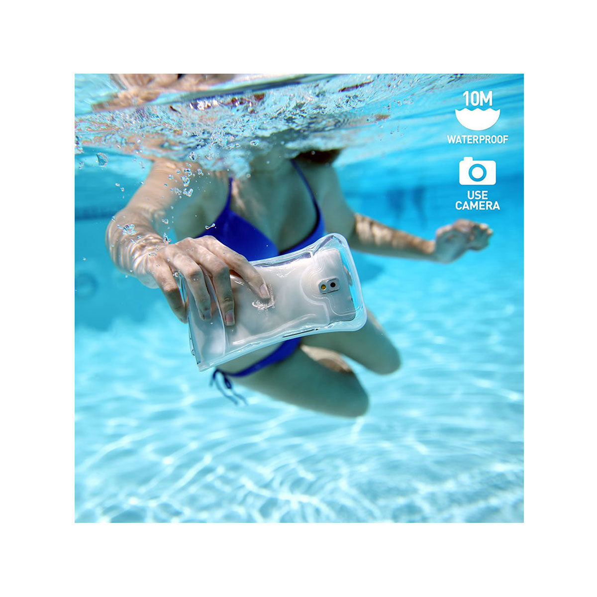 Dicapac Waterproof Phone Case WP-C2 - Fits upto 5.5 inch Screen 3