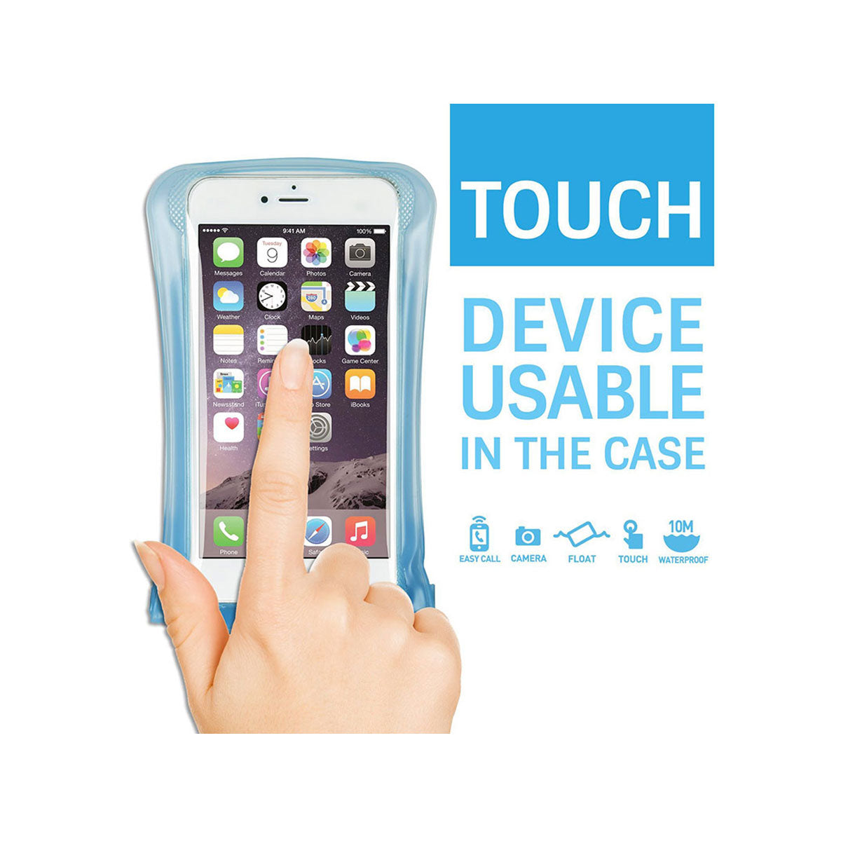 Dicapac Waterproof Phone Case WP-C2 - Fits upto 5.5 inch Screen 4