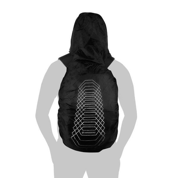 Rain Cover with Hoodie 3D Black - 1