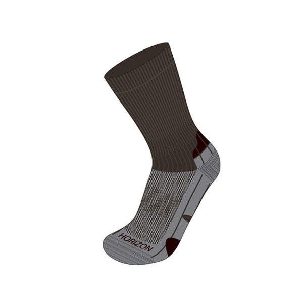 Coolmax® Hiker (Technical Socks) - Mocca/Grey/Expresso 1