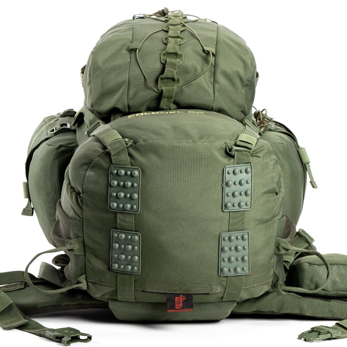 Colonel Series Rucksack + Detachable Day Pack & Rain Cover - 80 Litres- Army Green 5
