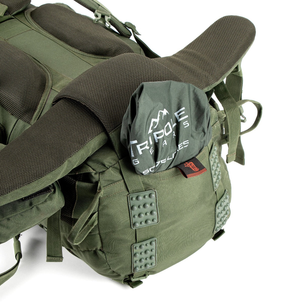 Colonel Series Rucksack + Detachable Day Pack & Rain Cover - 95 Litres - Army Green 7
