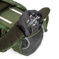 Colonel Pro Metal Frame Rucksack + Detachable Bag & Rain Cover - 90 Litres - Army Green 5