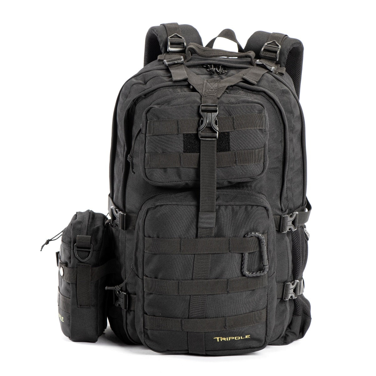 Tripole Alfa Military Tactical Backpack with Sling Bag Attachment -  46 Litres - Black 2