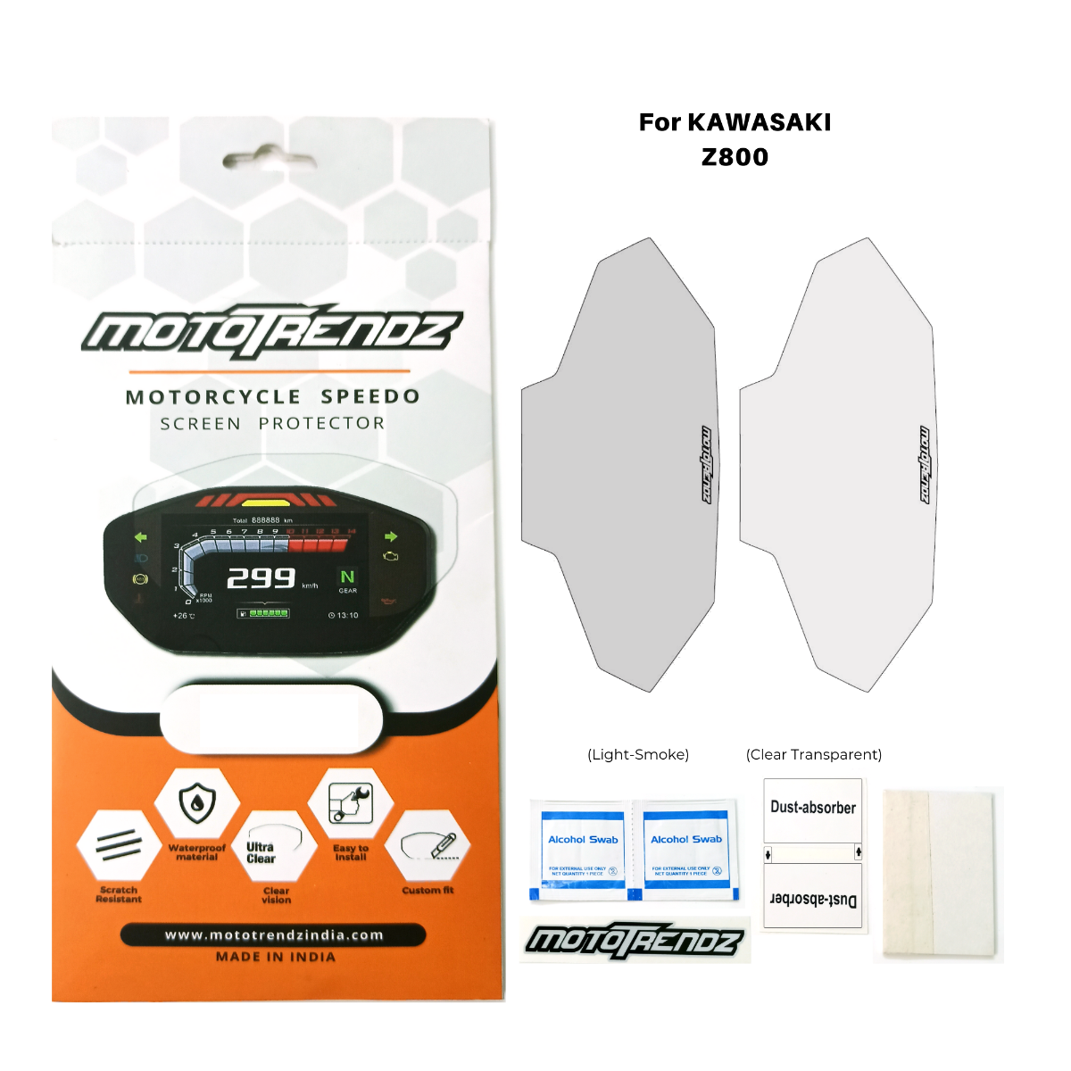 Speedo Screen Protector for Kawasaki Z800 1