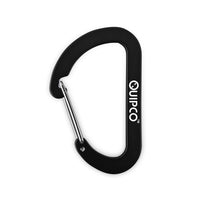 Quipco Matt Carbon Accessory Carabiner - 7cms - Black 1