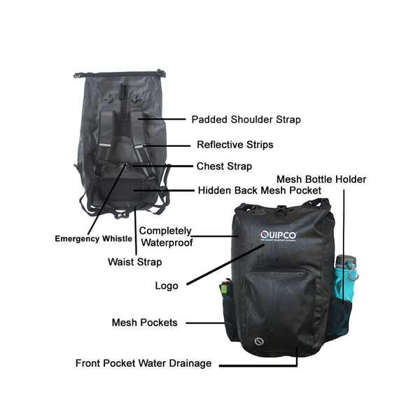 AquaShield Waterproof Backpack - 32L 2