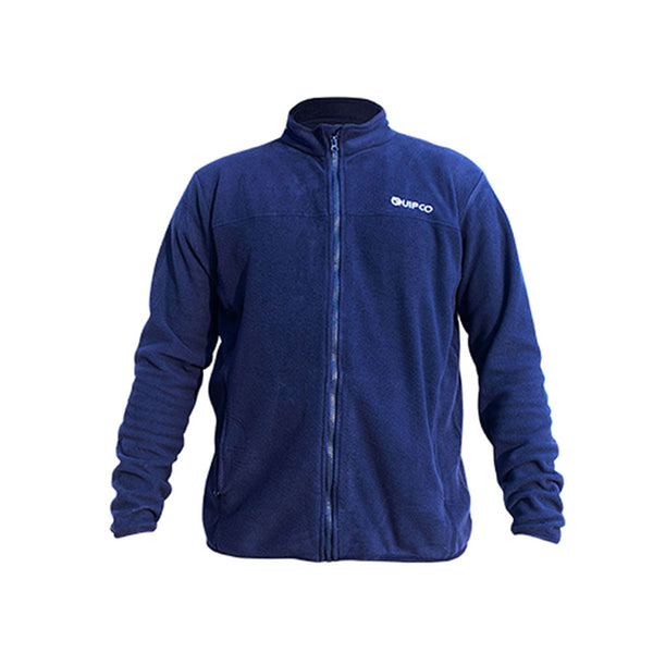 QuipCo Tundra 100 Fleece Warm Jacket (Navy Blue) - Outdoor Travel Gear 1