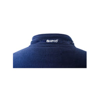 QuipCo Tundra 100 Fleece Warm Jacket (Navy Blue) - Outdoor Travel Gear 5