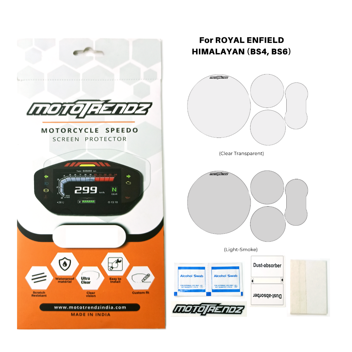 Speedo Screen Protector for Royal Enfield Himalayan (BS4, BS6) +Navigation 1