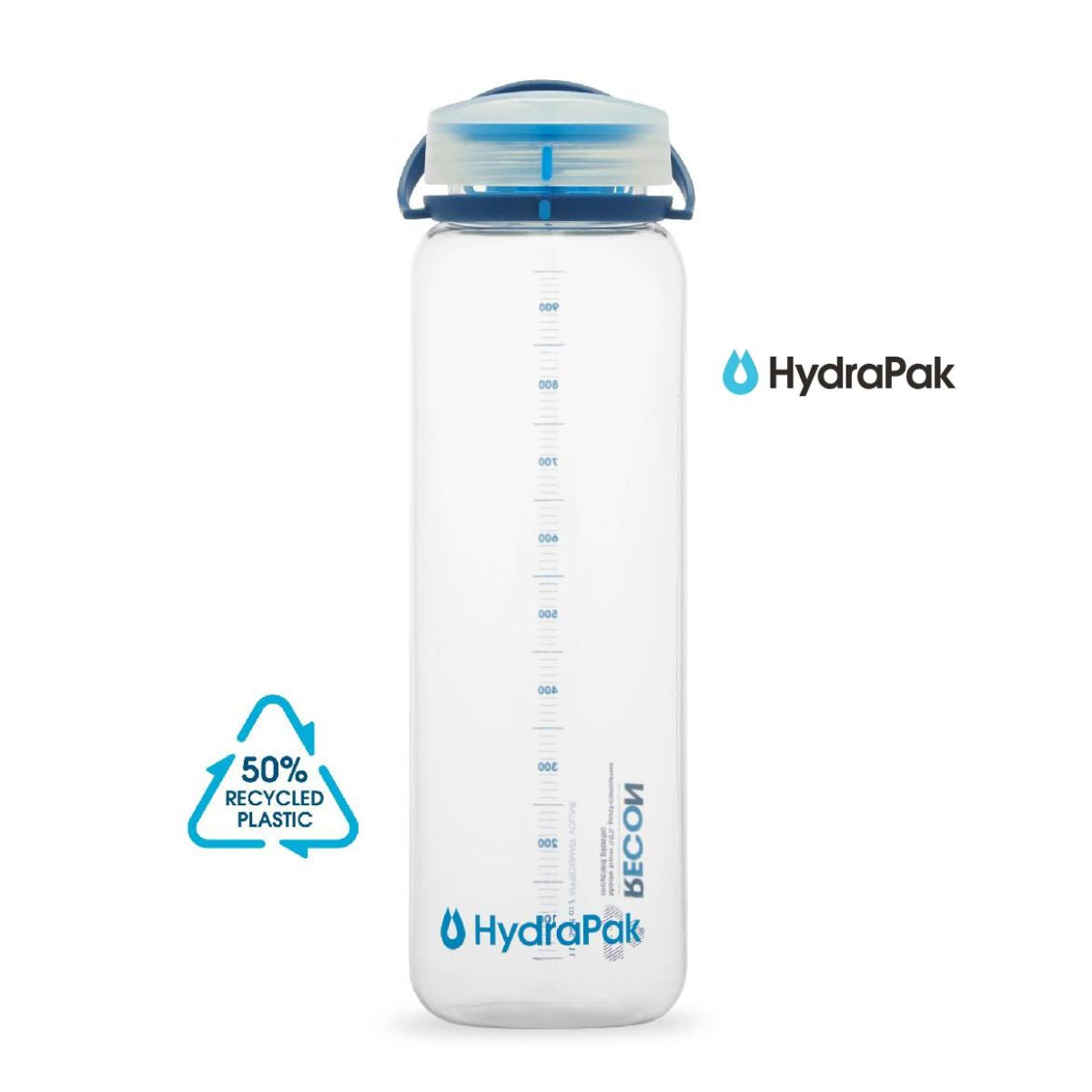 RECON™ Eco-Friendly Water Bottle - Navy/Cyan - 1L