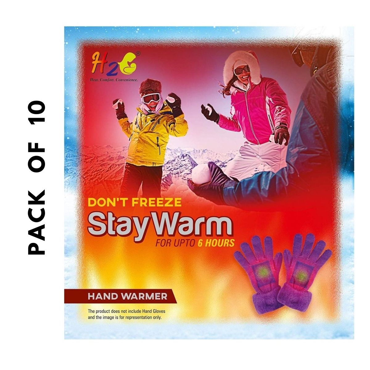 Heat2Comfort StayWarm Hand Warmer - Pack of 10 - Outdoor Travel Gear 1