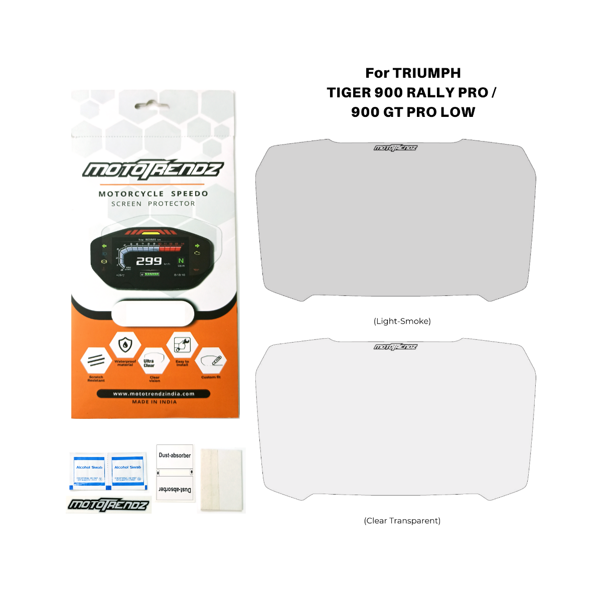 Speedo Screen Protector for Triumph Tiger  900 Rally Pro/900 GT Pro Low 1