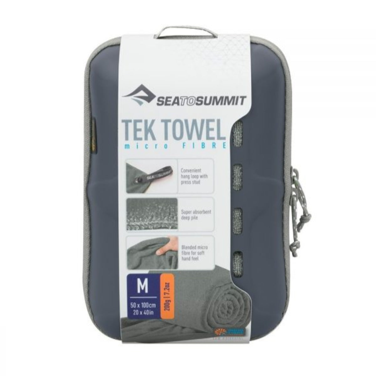 Tek Towel - Grey - Medium